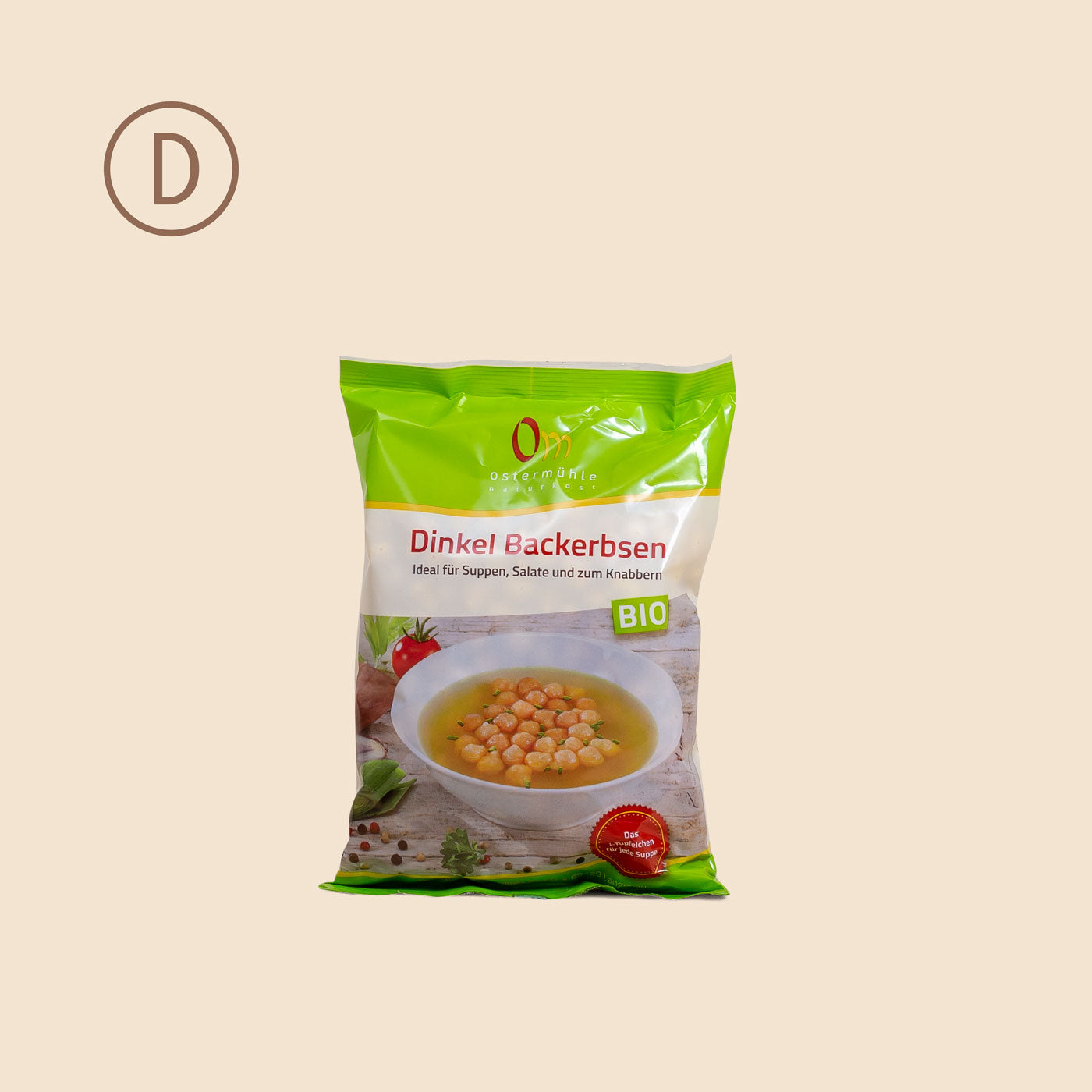 Bio-Dinkel-Backerbsen