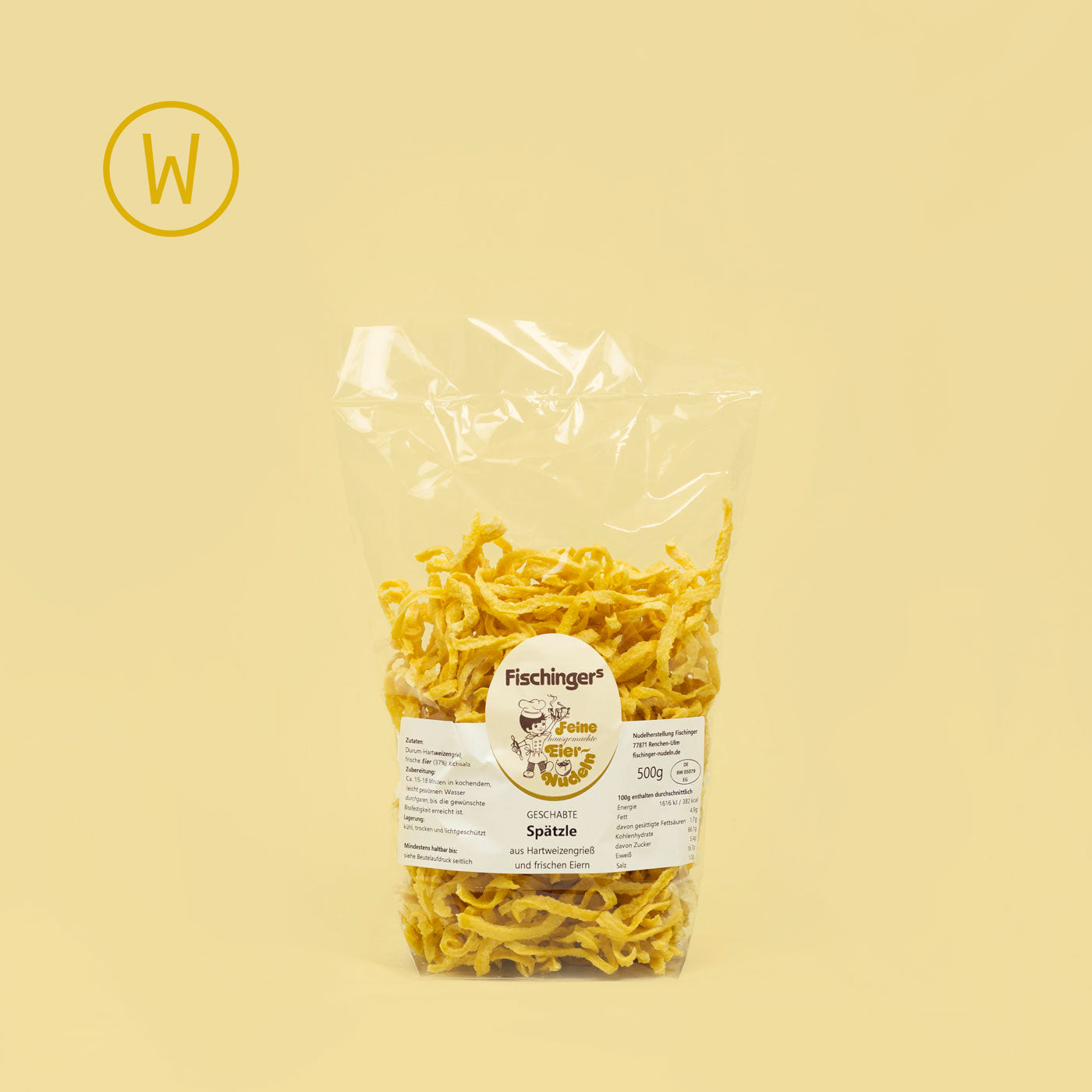 Spaetzle geschabt